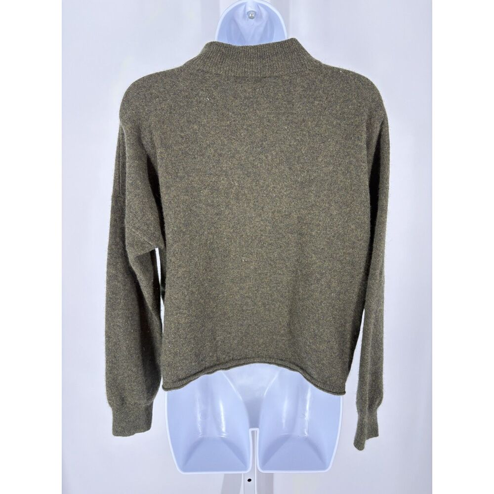 Madewell Olive Green Mock Neck Sweater - Picture 2 of 2